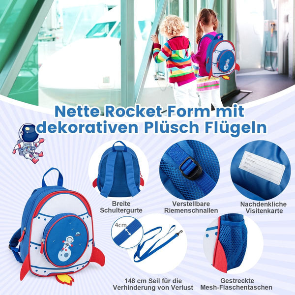 2Tlg Kinderkoffer + Rucksack 47 Cm Langer Aufsitzkoffer Und 30 Cm Breiter Rucksack 12"+18"
