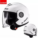 ECE Certification Original Ls2 OF570 Motorcycle Helmet Summer Half 3/4 Capacete Ls2 Gift Brim Road Riding Casco Women for Suzuki