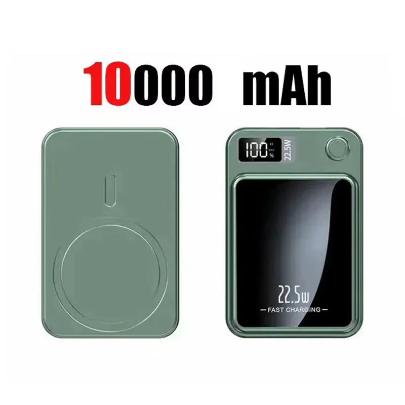 10000Mah Power Bank Magnetic Wireless 22.5W Ultra Capacity Super Fast Charging Magnetic Power Bank for Iphone15 Huawei Samsung