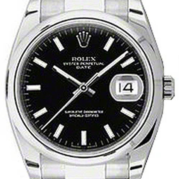 - Date 34Mm Domed Bezel - Oyster Bracelet