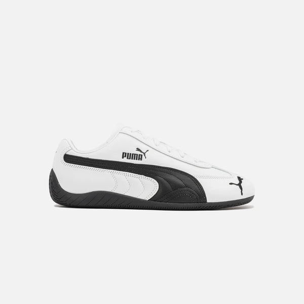 Speedcat Leather Mens Lifestyle Shoe - Black/White