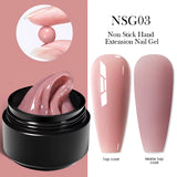 30Ml Glitter Pink Hard Jelly Nail Extension Gel Nail Polish Milky White Clear Color Soak off UV Construction Gel