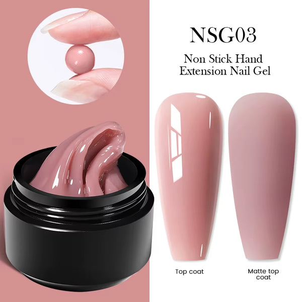 30Ml Glitter Pink Hard Jelly Nail Extension Gel Nail Polish Milky White Clear Color Soak off UV Construction Gel