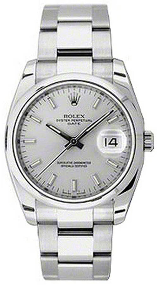 - Date 34Mm Domed Bezel - Oyster Bracelet