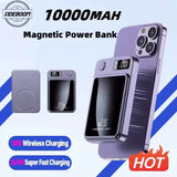 10000Mah Power Bank Magnetic Wireless 22.5W Ultra Capacity Super Fast Charging Magnetic Power Bank for Iphone15 Huawei Samsung