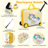 2Tlg Kinderkoffer + Rucksack 47 Cm Langer Aufsitzkoffer Und 30 Cm Breiter Rucksack 12