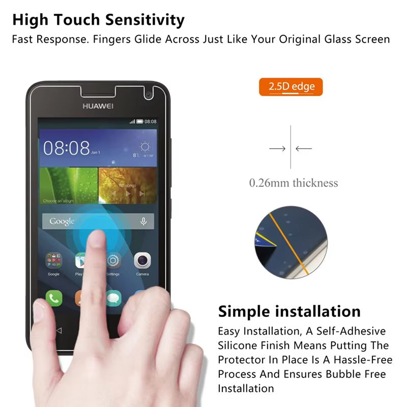 1/2/ 3 PCS! Protective Glass for  P30 Lite P40 P20 Pro Tempered Glass for  P8 P9 P10 Lite 2017 Screen Protectors