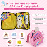 2Tlg Kinderkoffer + Rucksack 47 Cm Langer Aufsitzkoffer Und 30 Cm Breiter Rucksack 12
