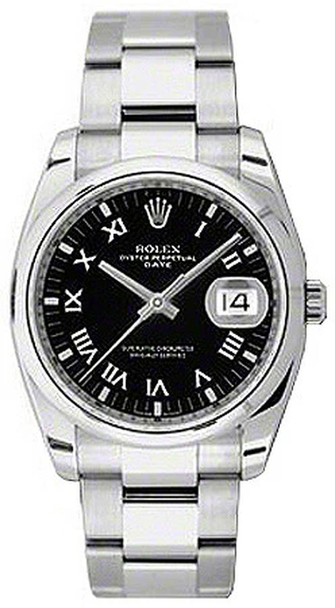 - Date 34Mm Domed Bezel - Oyster Bracelet