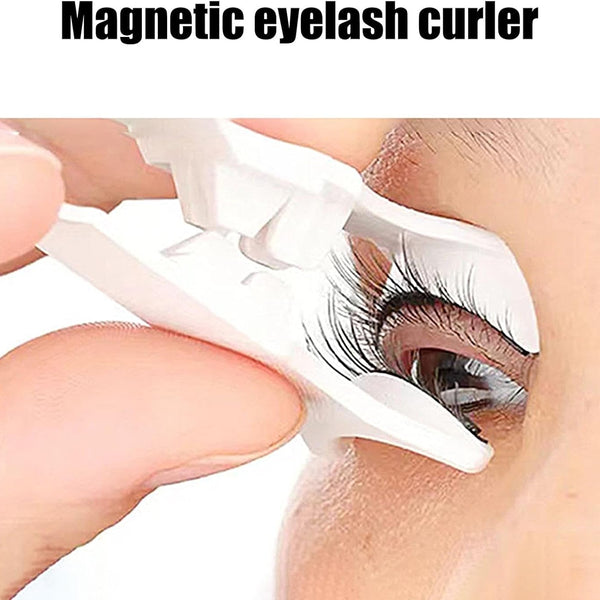 Magnetic Eyelashes Applicator Tool - Magnetic False Eyelashes Clip| Lazy V Clip Eyelash Curler | Portable False Eyelash Applicator Too | Easily Apply Lash Clip Applicator Helper Tool