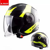 ECE Certification Original Ls2 OF570 Motorcycle Helmet Summer Half 3/4 Capacete Ls2 Gift Brim Road Riding Casco Women for Suzuki