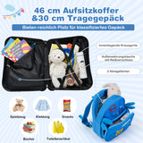 2Tlg Kinderkoffer + Rucksack 47 Cm Langer Aufsitzkoffer Und 30 Cm Breiter Rucksack 12