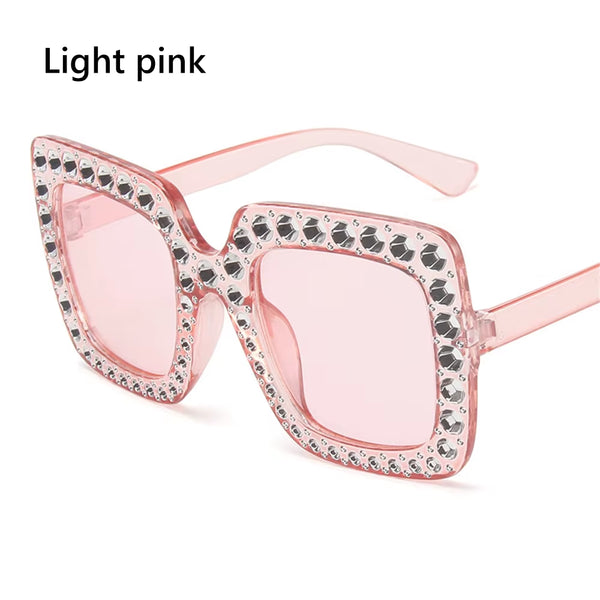 1PC Unisex Fashion Oversized Square Sunglasses Retro Big Frame Flat Top Sun Glasses Luxury Shades UV400 Protection Eyeglasses