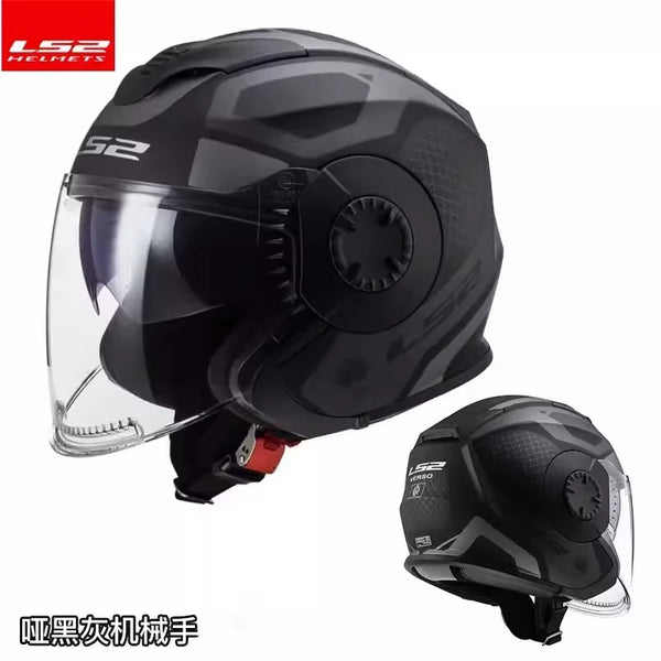 ECE Certification Original Ls2 OF570 Motorcycle Helmet Summer Half 3/4 Capacete Ls2 Gift Brim Road Riding Casco Women for Suzuki