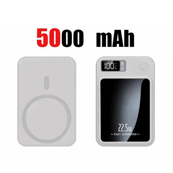10000Mah Power Bank Magnetic Wireless 22.5W Ultra Capacity Super Fast Charging Magnetic Power Bank for Iphone15 Huawei Samsung