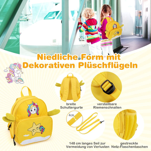 2Tlg Kinderkoffer + Rucksack 47 Cm Langer Aufsitzkoffer Und 30 Cm Breiter Rucksack 12"+18"
