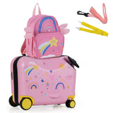 2Tlg Kinderkoffer + Rucksack 47 Cm Langer Aufsitzkoffer Und 30 Cm Breiter Rucksack 12