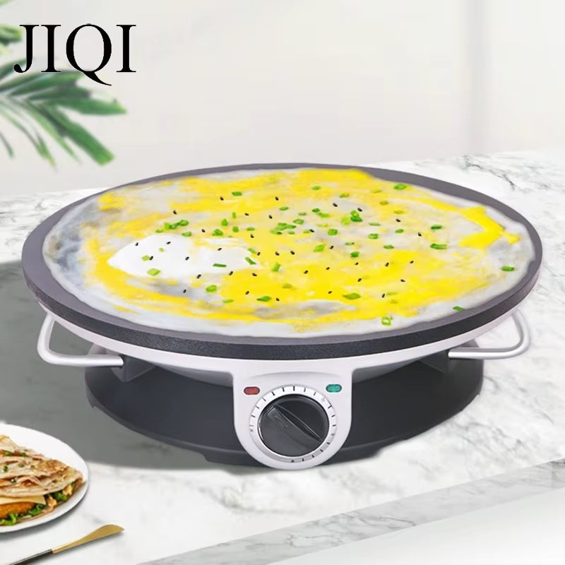 Electric Crepe Maker Omelet Pancake Baking Pan Chinese Spring Roll Pie Grill Machine BBQ Oven Barbecue Roasting Griddle EU US
