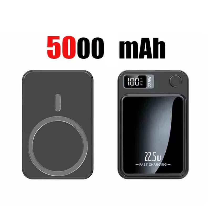 10000Mah Power Bank Magnetic Wireless 22.5W Ultra Capacity Super Fast Charging Magnetic Power Bank for Iphone15 Huawei Samsung