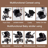 Baby Stroller 3 In1,Four Wheel Stroller,2 in 1 Baby Car,Lightweight Strollers,Mutifunction Strollers,Baby Carriage,Poussette