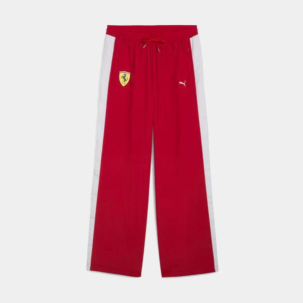 Scuderia Ferrari 2025 Drivers T7 Oversized Mens Pants (Dark Cherry)