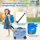 2Tlg Kinderkoffer + Rucksack 47 Cm Langer Aufsitzkoffer Und 30 Cm Breiter Rucksack 12