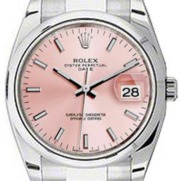 - Date 34Mm Domed Bezel - Oyster Bracelet