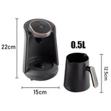 500Ml Stainless Coffee Pot Coffee Maker Pot Moka Coffee Maker Semi-Automatic Turkish Coffee Maker Thermal Cup Coffee Machine