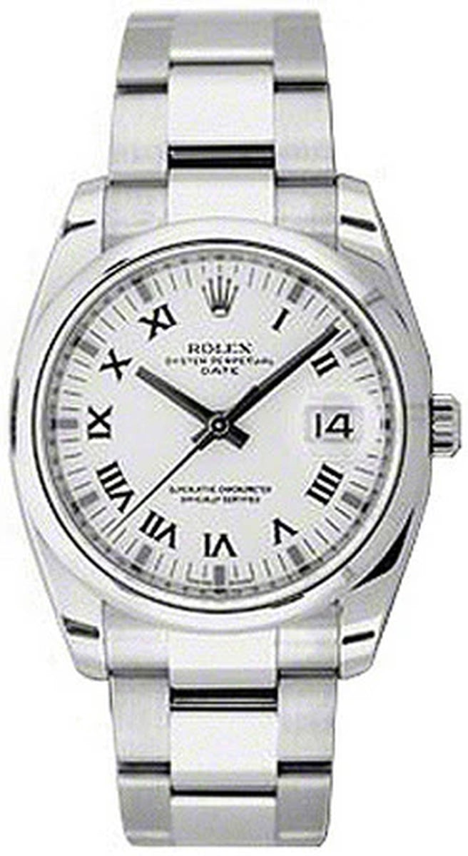 - Date 34Mm Domed Bezel - Oyster Bracelet