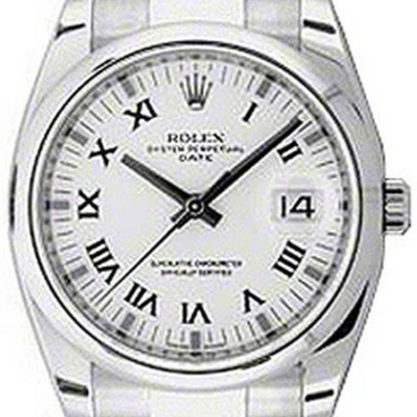 - Date 34Mm Domed Bezel - Oyster Bracelet