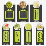 14/16 in 1 Multifunctional Vegetable Chopper Grate Food Handle Food Chopper Vegetable Slicer Dicer Cut Kitchen Items Cocina