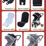 Baby Stroller 3 In1,Four Wheel Stroller,2 in 1 Baby Car,Lightweight Strollers,Mutifunction Strollers,Baby Carriage,Poussette