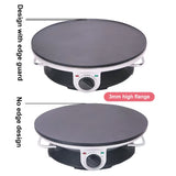 Electric Crepe Maker Omelet Pancake Baking Pan Chinese Spring Roll Pie Grill Machine BBQ Oven Barbecue Roasting Griddle EU US