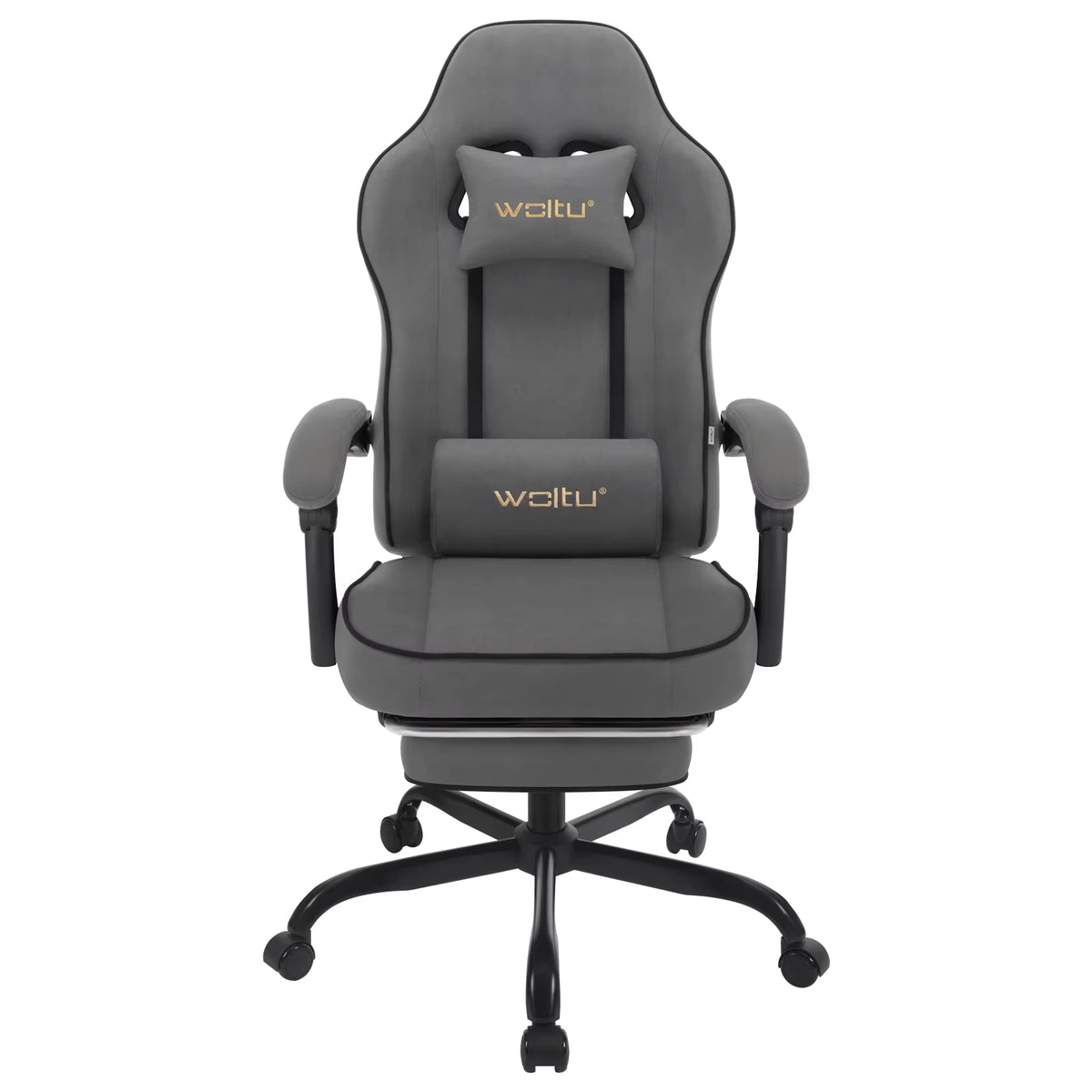 Swivel Gamer Chair Gaming Chair Ergonomic Office Computer Chair with Lumbar Cushion Pillow Footrest