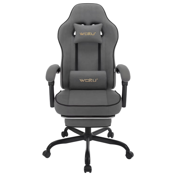 Swivel Gamer Chair Gaming Chair Ergonomic Office Computer Chair with Lumbar Cushion Pillow Footrest