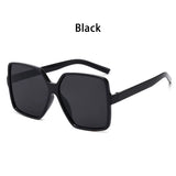 1PC Unisex Fashion Oversized Square Sunglasses Retro Big Frame Flat Top Sun Glasses Luxury Shades UV400 Protection Eyeglasses