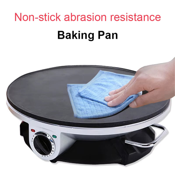 Electric Crepe Maker Omelet Pancake Baking Pan Chinese Spring Roll Pie Grill Machine BBQ Oven Barbecue Roasting Griddle EU US