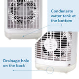 3 in 1 Fan Air Conditioner Household Small Air Cooler LED Night Light Portable Humidifier Air Adjustment Fan Office Home Fan