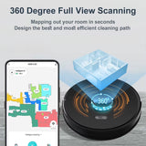 K30 Robot Vacuum Cleaner, Auto-Empty Station, Laser Lidar, 6500PA Suction,Multi-Floor Maping, Smart Home Wet Dry Appliance