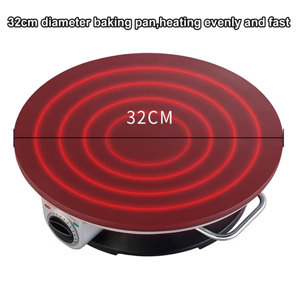 Electric Crepe Maker Omelet Pancake Baking Pan Chinese Spring Roll Pie Grill Machine BBQ Oven Barbecue Roasting Griddle EU US