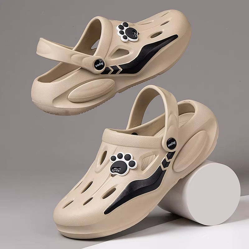 Men'S Casual Comfortable Clogs for Summer, Breathable Non-Slip Clogs for Indoor Outdoor Beach