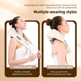26W Brushless Motor Neck and Shoulder Massager Wireless Shoulder and Back Kneading Massage Shawl Neck Masajeador
