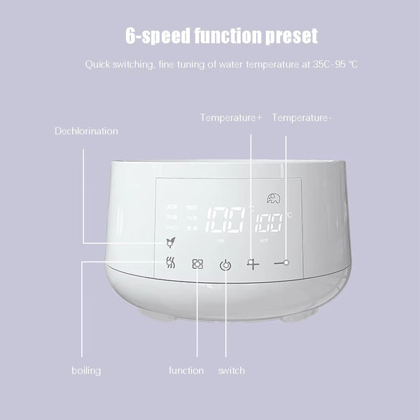1.2L Electric Water Kettle Infant Thermostatic Milk Regulator Baby Kettle Keep Warm 24 Hours Smart Insulation Pot Milk Warmer