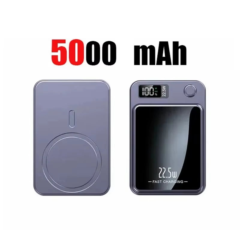10000Mah Power Bank Magnetic Wireless 22.5W Ultra Capacity Super Fast Charging Magnetic Power Bank for Iphone15 Huawei Samsung