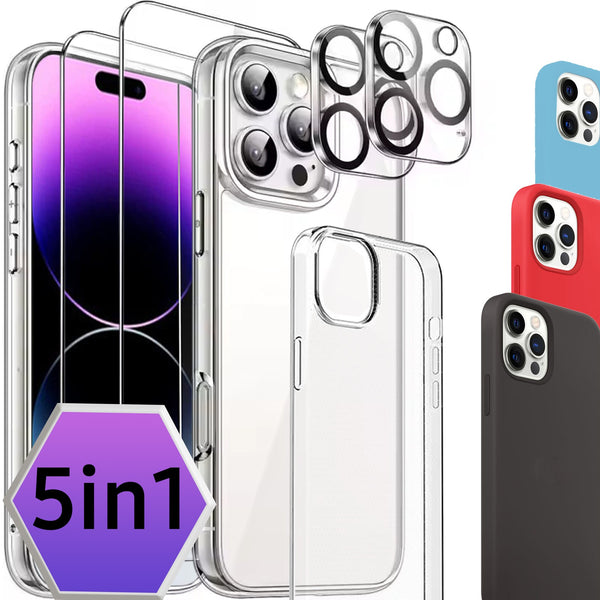 Handy Hülle Für Iphone 17 16 15 14 13 12 11 Pro Max Kamera Schutz Case Cover TPU