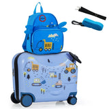 2Tlg Kinderkoffer + Rucksack 47 Cm Langer Aufsitzkoffer Und 30 Cm Breiter Rucksack 12