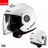 ECE Certification Original Ls2 OF570 Motorcycle Helmet Summer Half 3/4 Capacete Ls2 Gift Brim Road Riding Casco Women for Suzuki