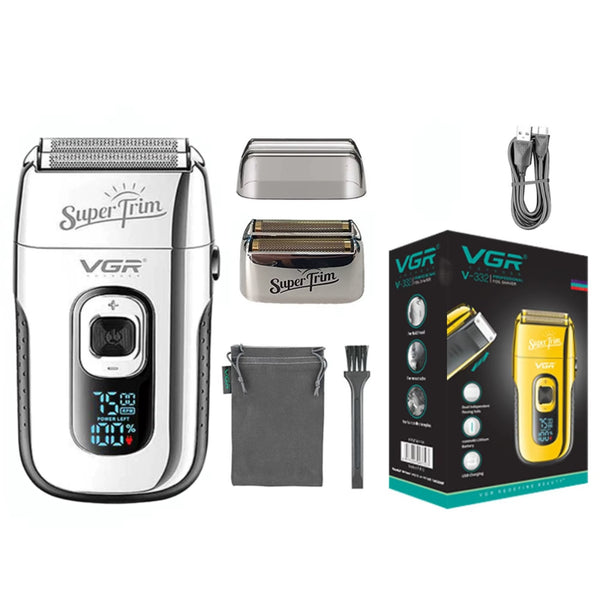 Electric Razor Electric Shaver Rechargeable Shaving Machine for Men Shaver Beard Razor Beard Trimmer Hair Trimmer V-332