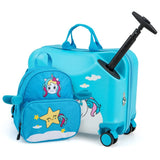2Tlg Kinderkoffer + Rucksack 47 Cm Langer Aufsitzkoffer Und 30 Cm Breiter Rucksack 12